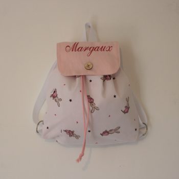 Sac à dos "Mon petit Lapin est caché dans le jardin"