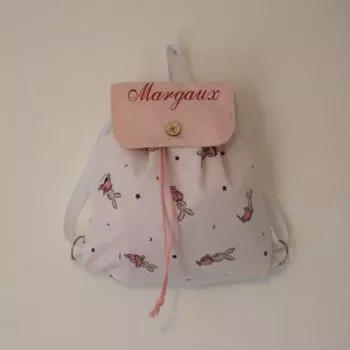 Sac à dos "Mon petit Lapin est caché dans le jardin"