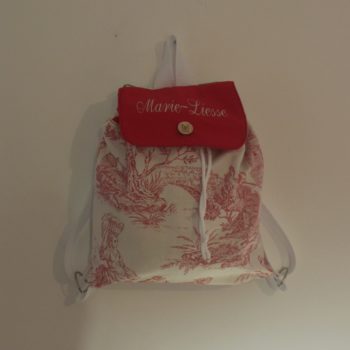 Sac à dos "1.2.3 nous irons au bois"