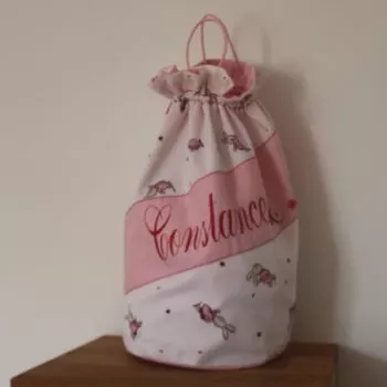 Sac à trésors "Mon petit lapin est caché dans le jardin"