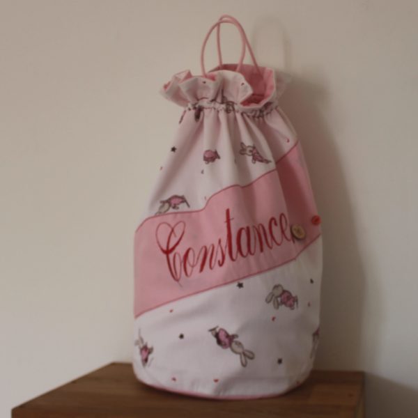 Sac à trésors "Mon petit lapin est caché dans le jardin"