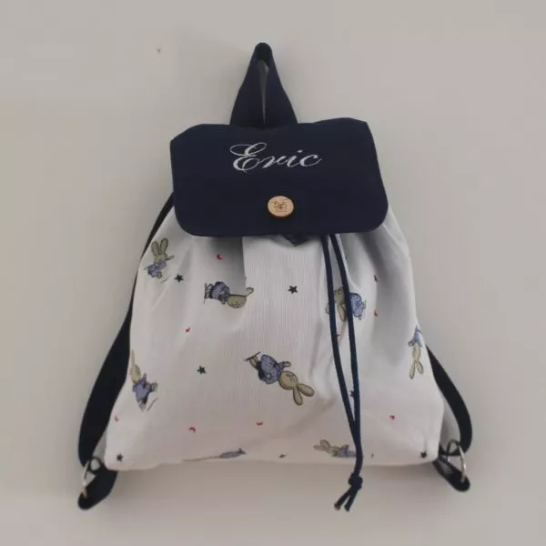 Sac à dos "Mon petit lapin a bien du chagrin"