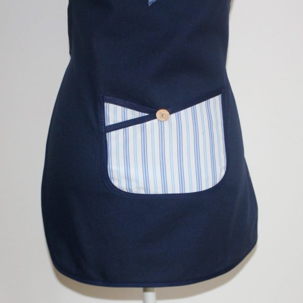 Tablier personnalisé enfant rayé – Image 2