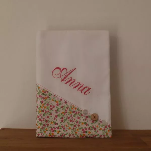 Housse de carnet de santé "Rose"