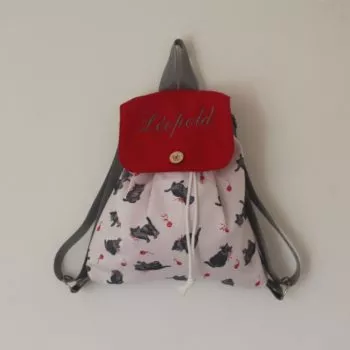 Sac à dos "C'est la mère Michèle qui a perdu son chat"