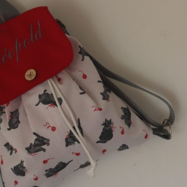 Sac à dos "C'est la mère Michèle qui a perdu son chat" – Image 3