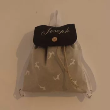 Sac à dos "Dans sa maison un grand cerf"
