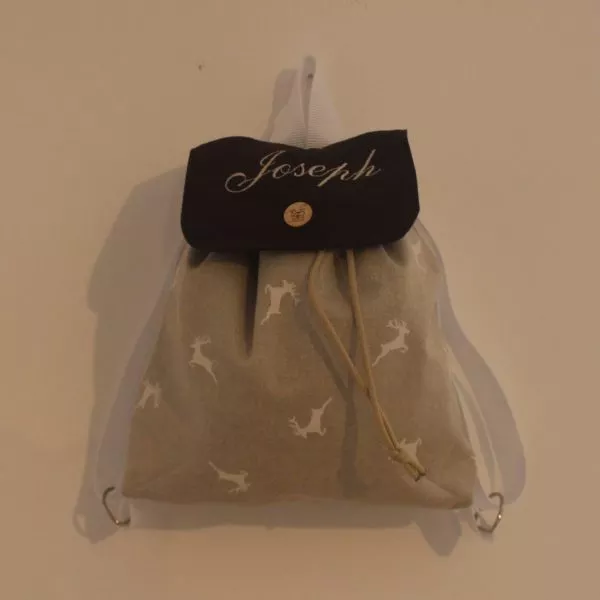 Sac à dos "Dans sa maison un grand cerf"