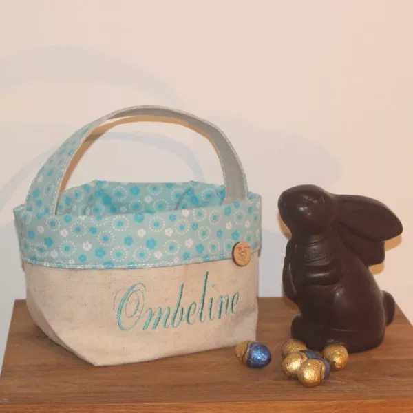 Panier de Pâques "Delphinium"