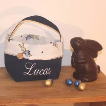 Panier de Pâques "Mon petit lapin a bien du chagrin"