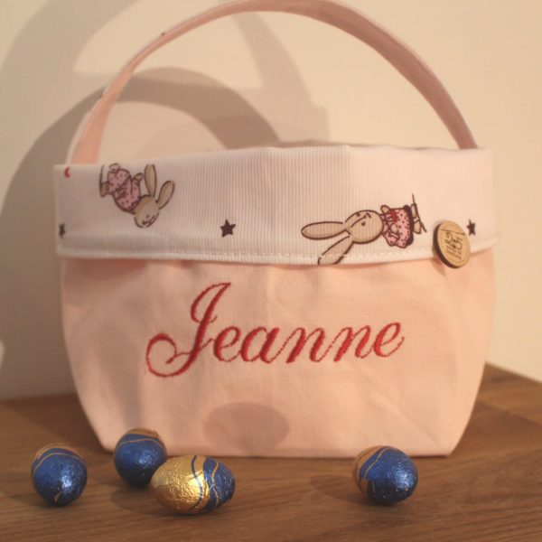 Panier de Pâques "Mon petit lapin est caché dans le jardin" – Image 3