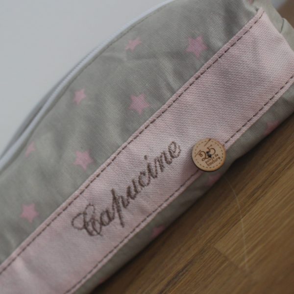 Trousse enduite étoiles roses – Image 2