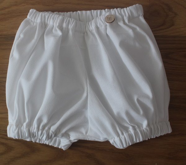 Bloomer piqué de coton uni – Image 2
