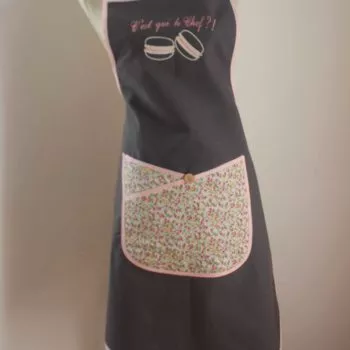 Tablier personnalisé "Macarons"