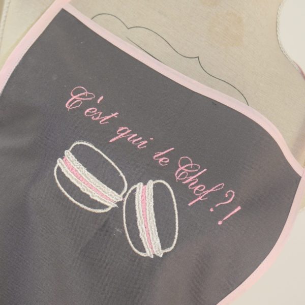 Tablier personnalisé "Macarons" – Image 2