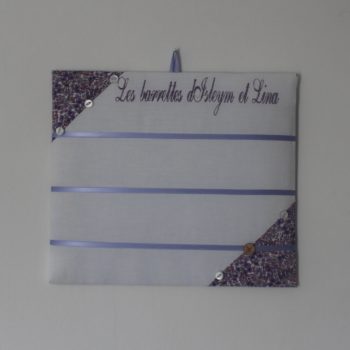 Tableau à barrettes Anémone