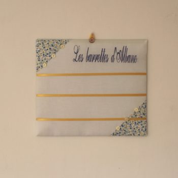Tableau à barrettes "Iris"