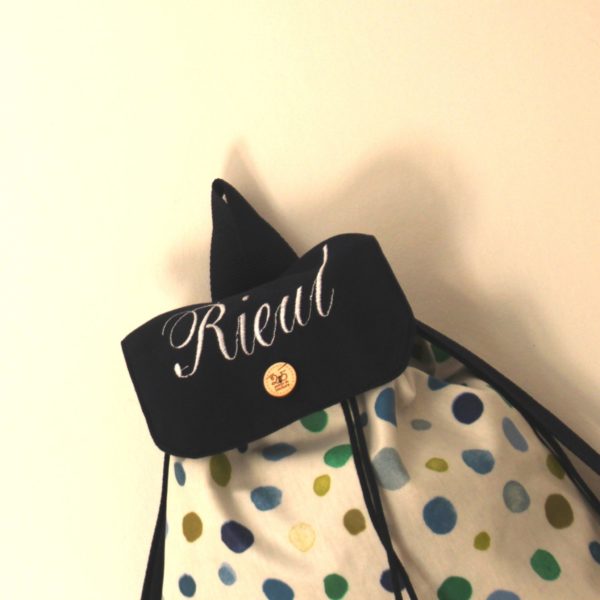 Sac à dos enduit "La ronde des couleurs" – Image 2