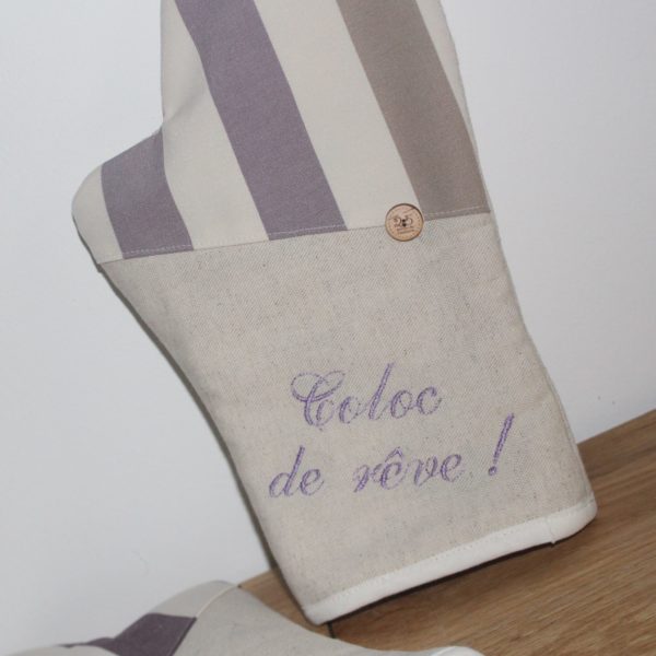 Gants de cuisine rayés – Image 3