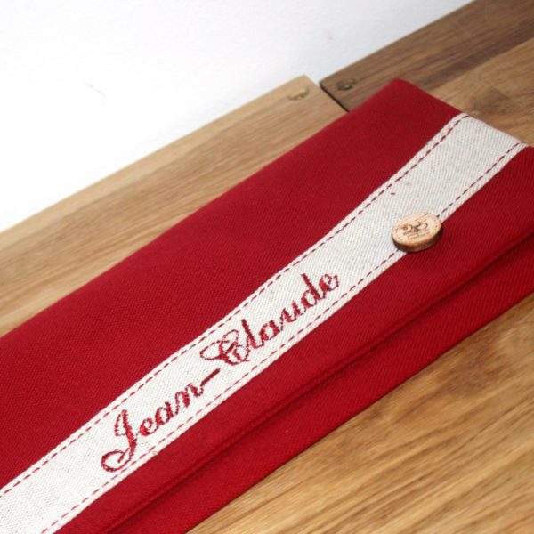 Pochette unie à serviette de table – Image 3