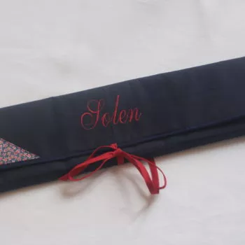 Trousse à aiguilles à tricoter "Rouge"