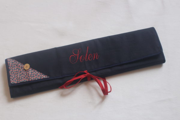 Trousse à aiguilles à tricoter "Rouge"