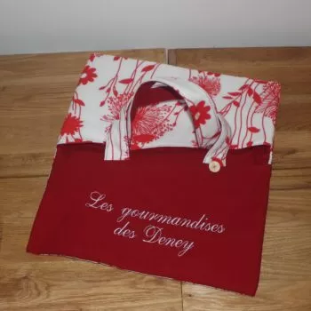 Sac à tarte "Pivoine"