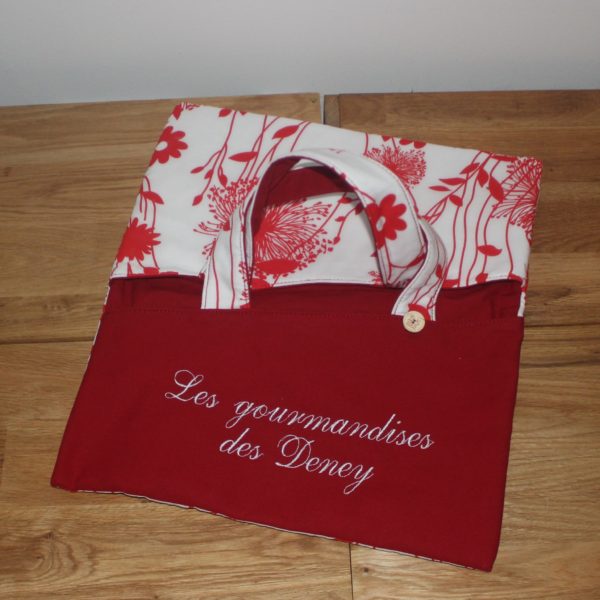 Sac à tarte "Pivoine"