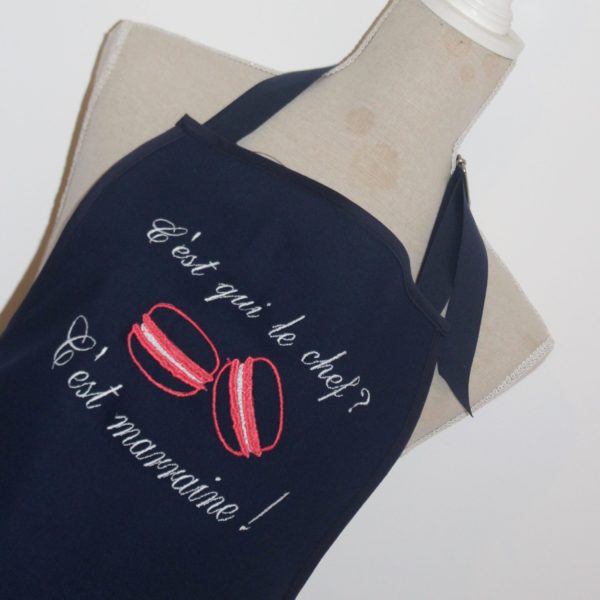 Tablier personnalisé "Macarons" – Image 3