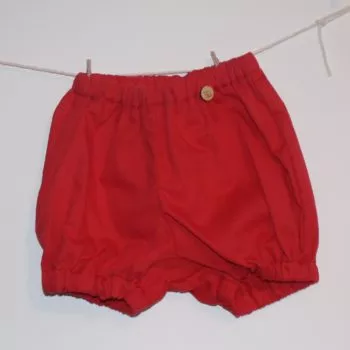 Bloomer piqué de coton uni