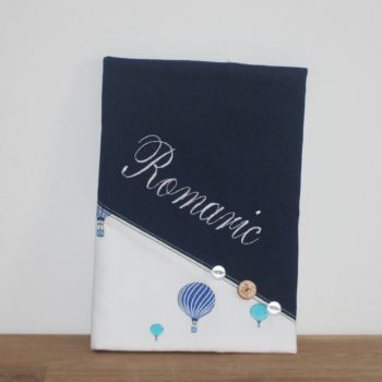 Housse de carnet de santé "Oh la belle bleue !"