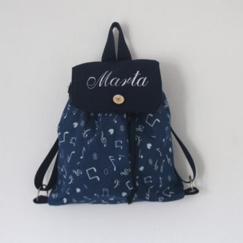 Sac à dos "J'aimerais bien faire de la musique"