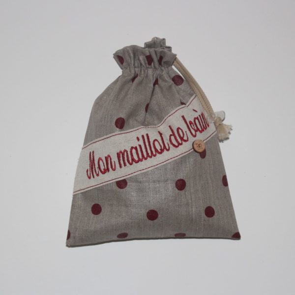 Sac à Maillot de bain "Pois chic"