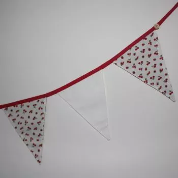 Guirlande à fanions "4.5.6 Cueillir des cerises"
