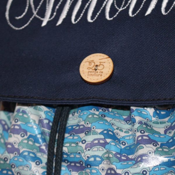Sac à dos LIBERTY enduit Cars bleu – Image 3