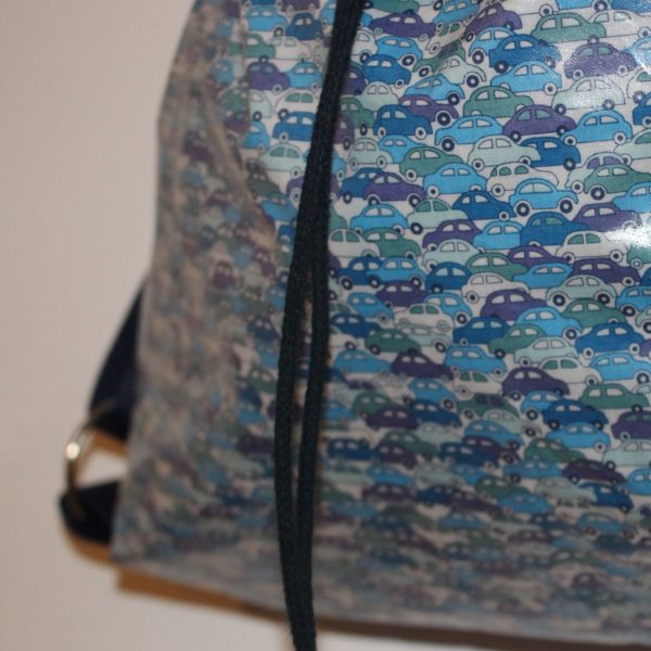 Sac à dos LIBERTY enduit Cars bleu – Image 2