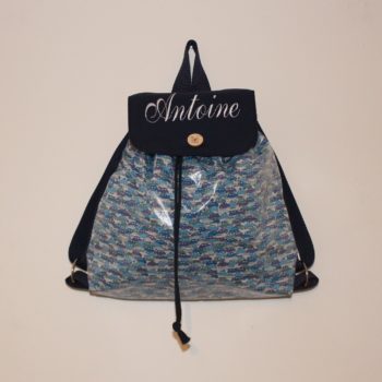 Sac à dos LIBERTY enduit Cars bleu