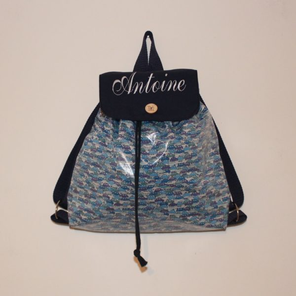 Sac à dos LIBERTY enduit Cars bleu